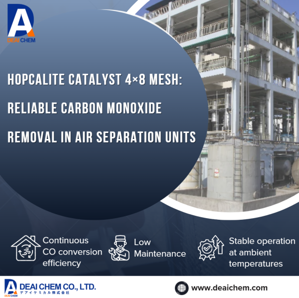 Hopcalite Catalyst 4×8 Mesh: Reliable Carbon Monoxide Removal in Air Separation Units